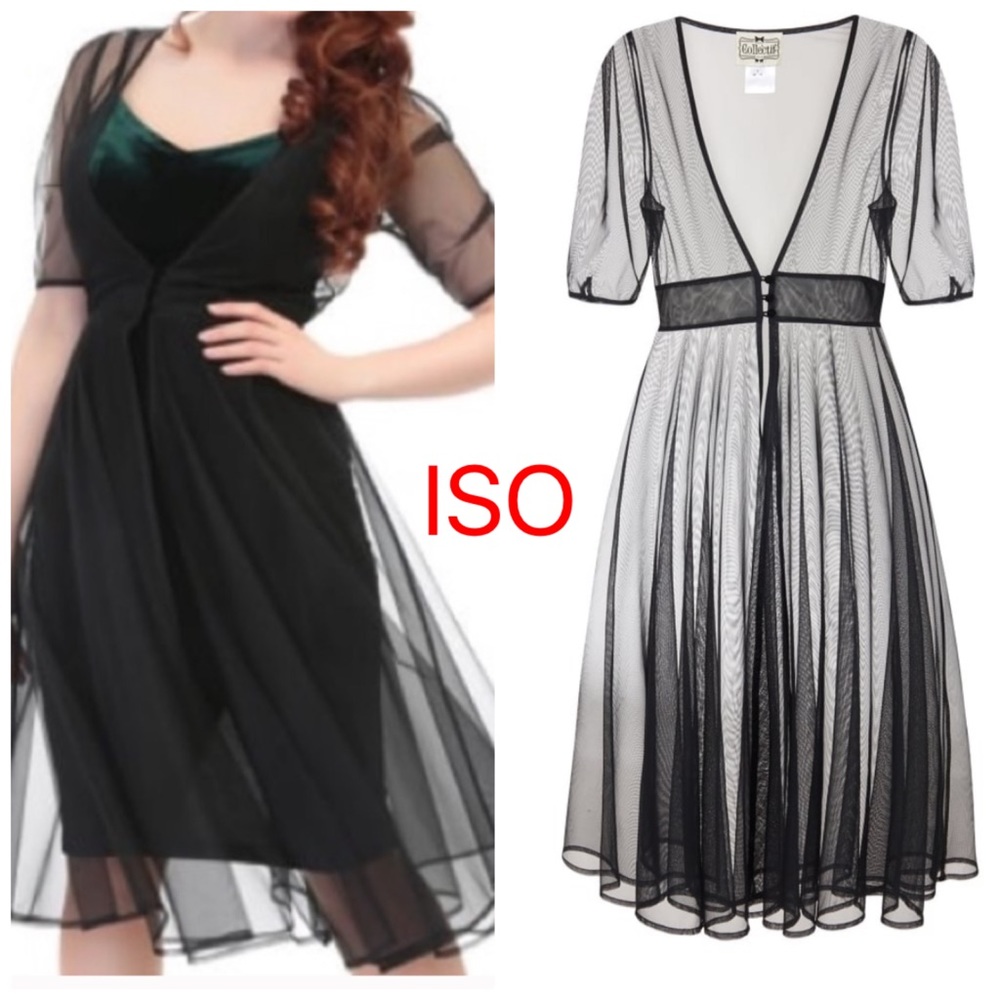 ISO collectif ashleeta sheer dress M or L
